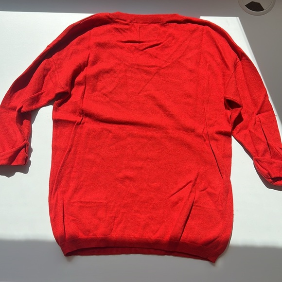 Scotch & Soda red sweater with heart. - Picture 5 of 5